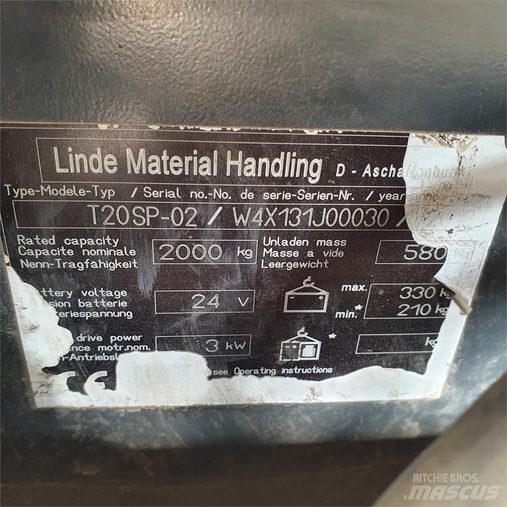 Linde T20SP kurz Elektriline alusesiirdaja