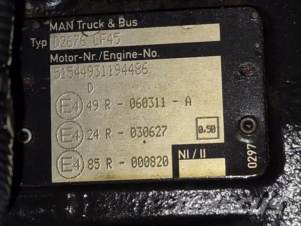 MAN D2676 LF45 Mootorid
