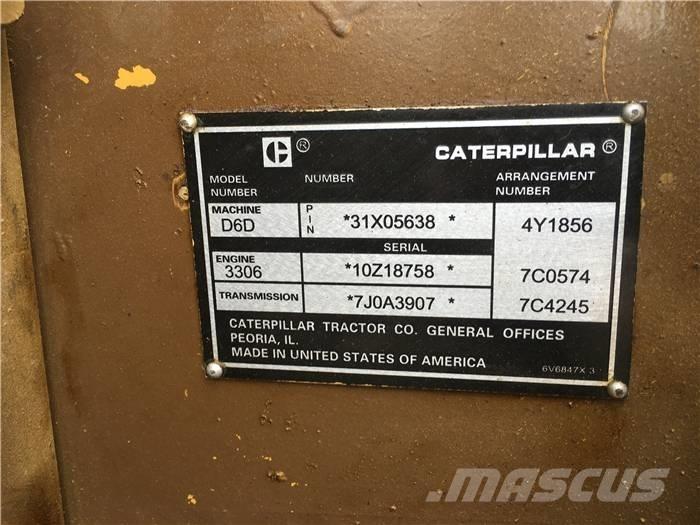 CAT D 6 D Buldooserid