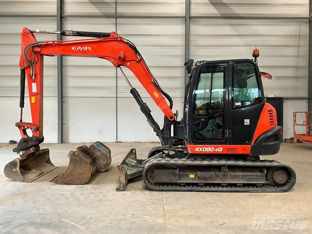 Kubota KX 080-4 A Väikeekskavaatorid 7t-12t
