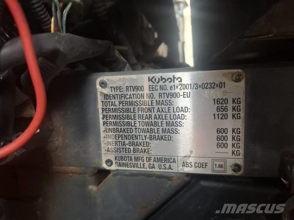 Kubota RTV 900 UTV-d