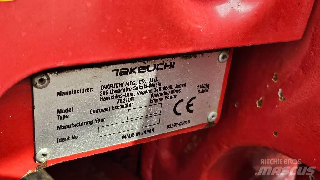 Takeuchi TB 210 R Miniekskavaatorid < 7 t