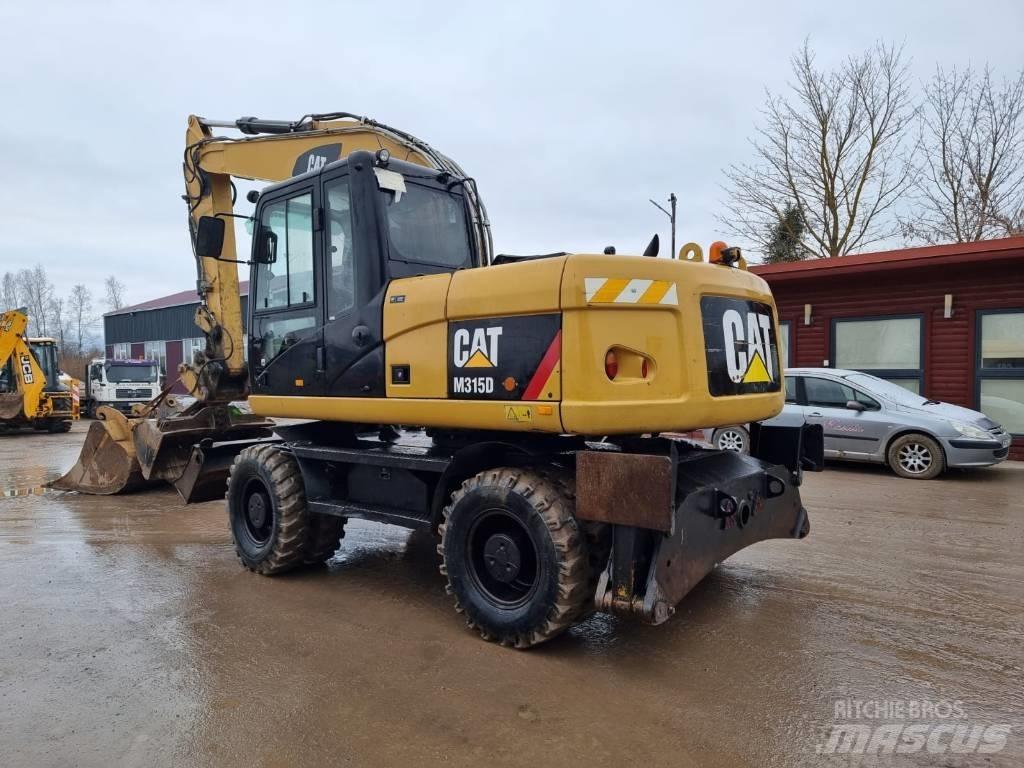 CAT M 315 D II Ratasekskavaatorid
