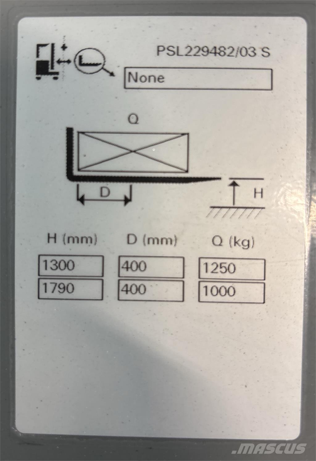 Atlet PSL125 Järelkäidavad virnastajad