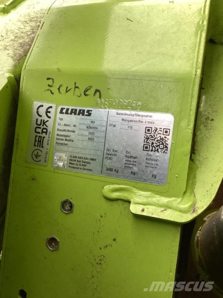 CLAAS Orbis 750 - i63 Lisavarustus ja komponendid