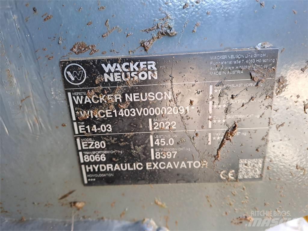 Wacker Neuson EZ80 Roomikekskavaatorid