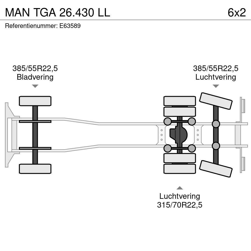 MAN TGA 26.430 LL Konksliftveokid