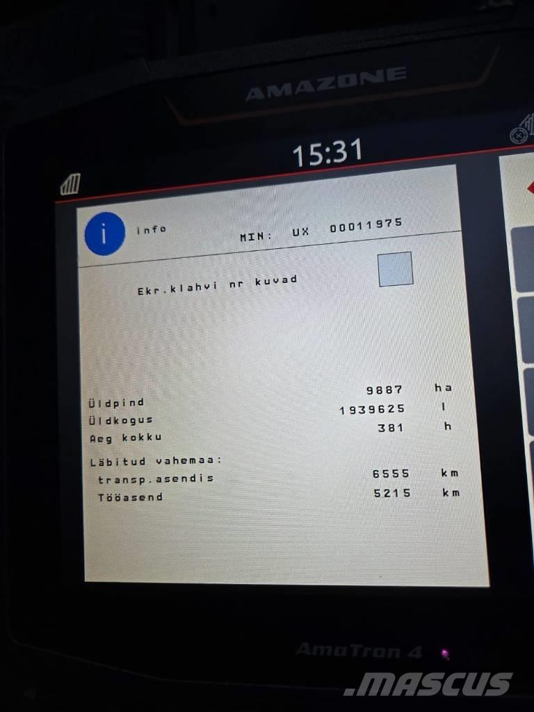 Amazone UX 4200 Haagispritsid