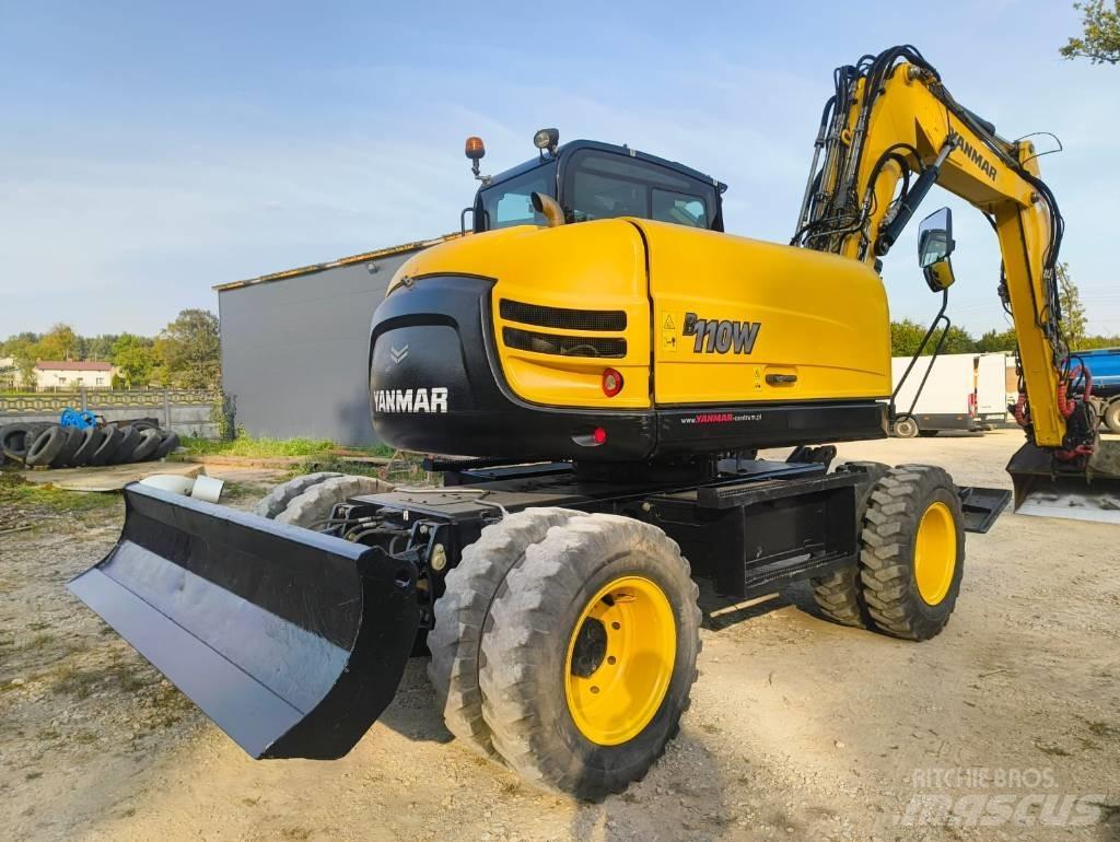 Yanmar B 110 W Ratasekskavaatorid