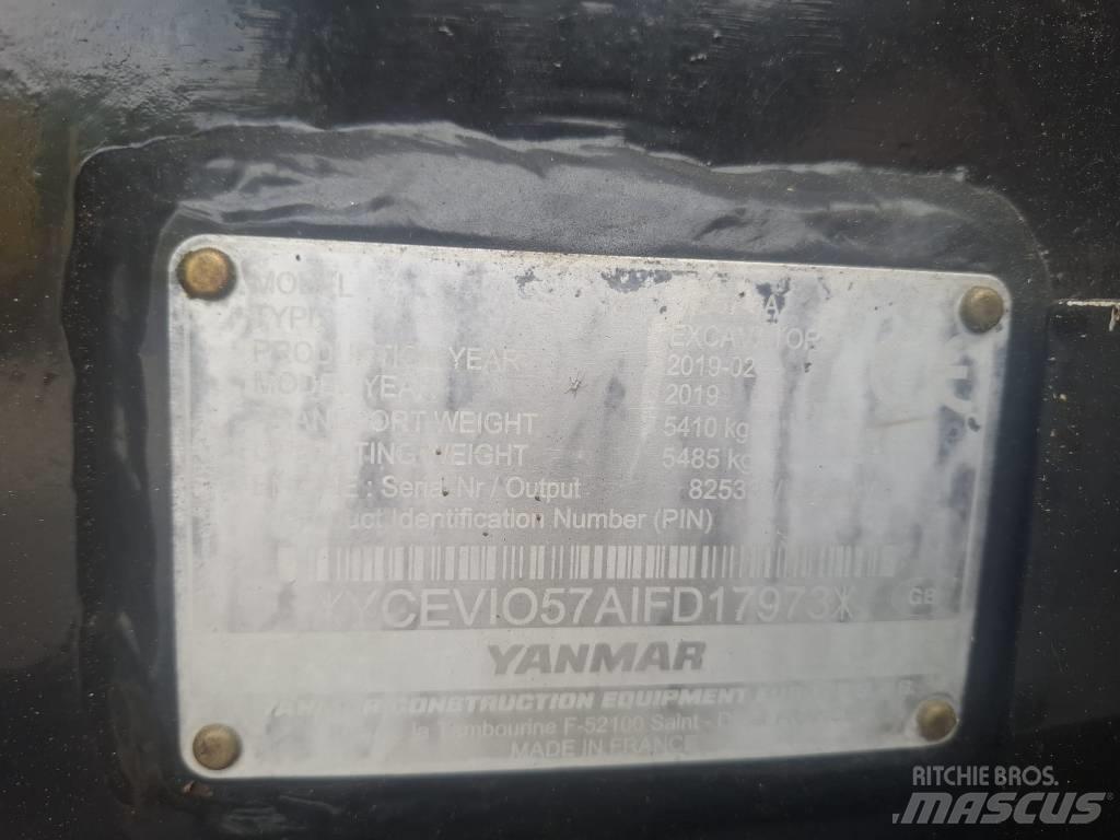 Yanmar Vio 57-6A Miniekskavaatorid < 7 t