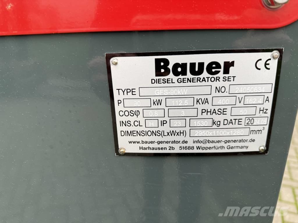 Bauer 124 KVA Diiselgeneraatorid