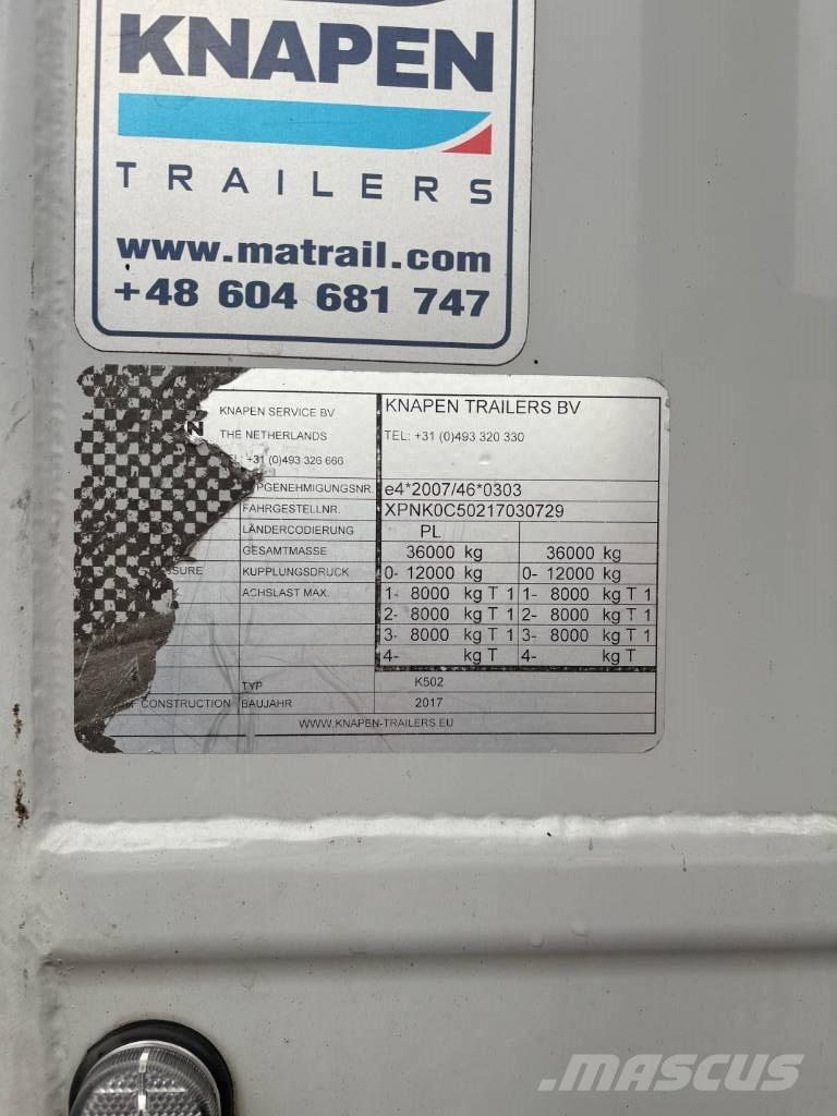 Knapen K 502 Hakkeveo poolhaagised