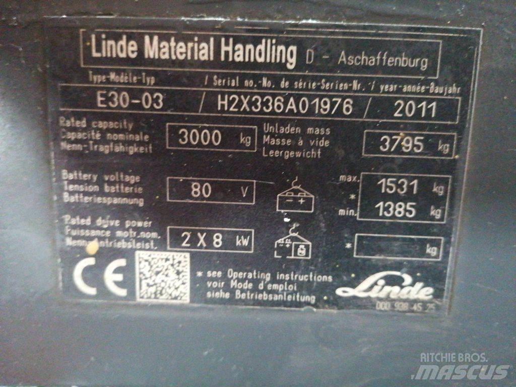 Linde E30-03 Elektritõstukid