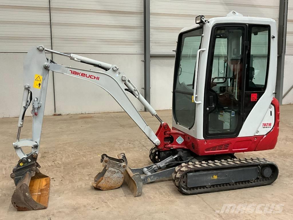 Takeuchi TB 216 Miniekskavaatorid < 7 t