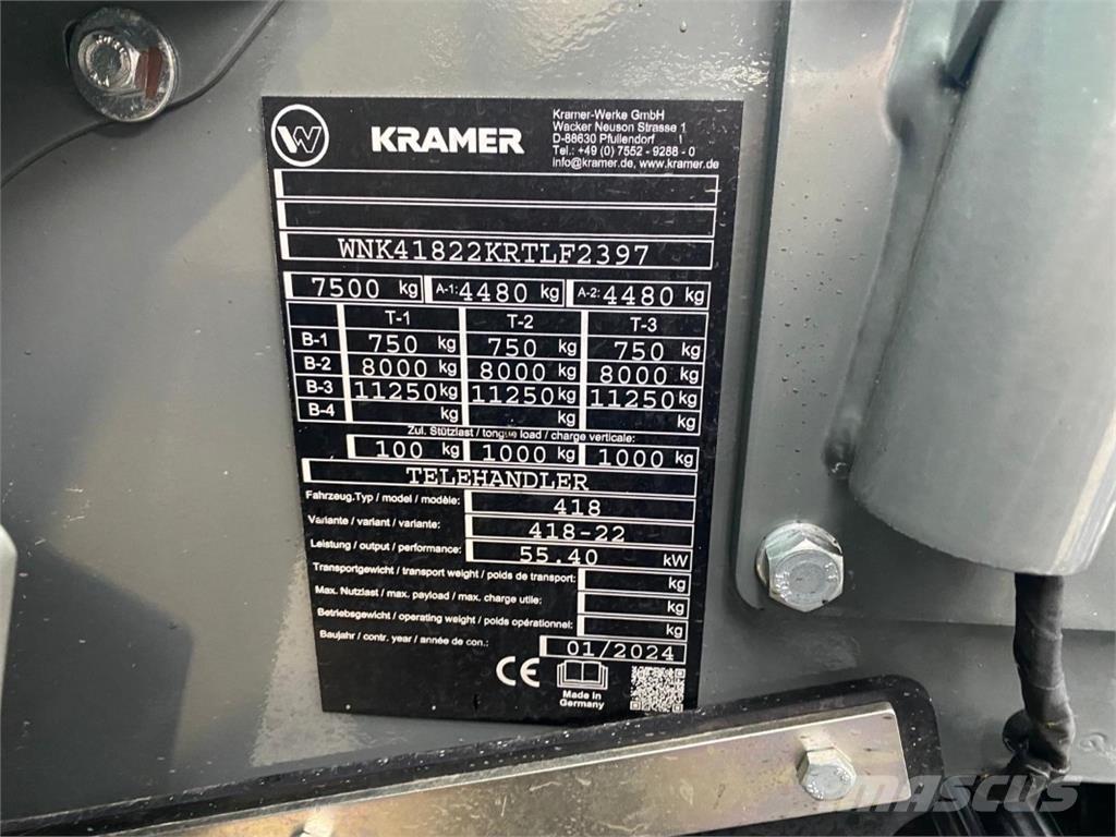 Kramer KT276 Teleskooplaadurid