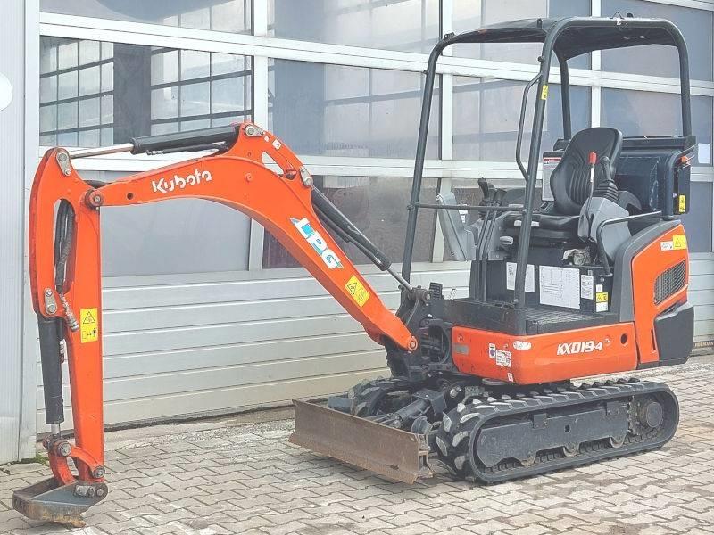 Kubota KX019-4 LPG Miniekskavaatorid < 7 t