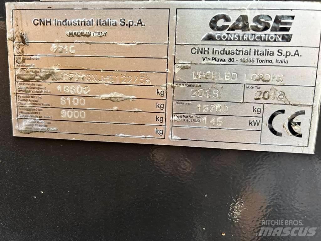 CASE 721G XR Rataslaadurid