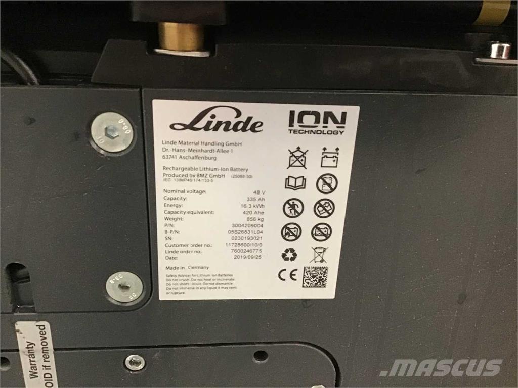 Linde E16 ION Elektritõstukid