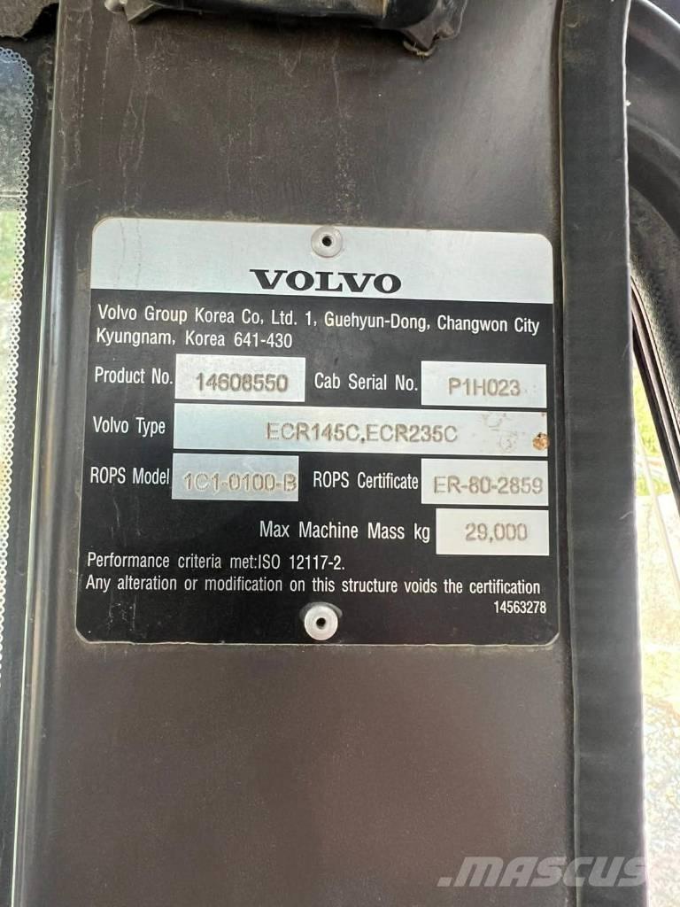 Volvo ECR 235 C L Roomikekskavaatorid