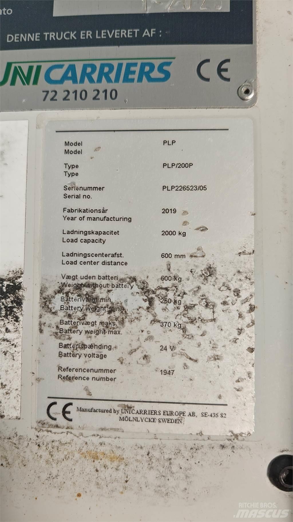 Atlet PLP200 Kahveltõstukid - muud