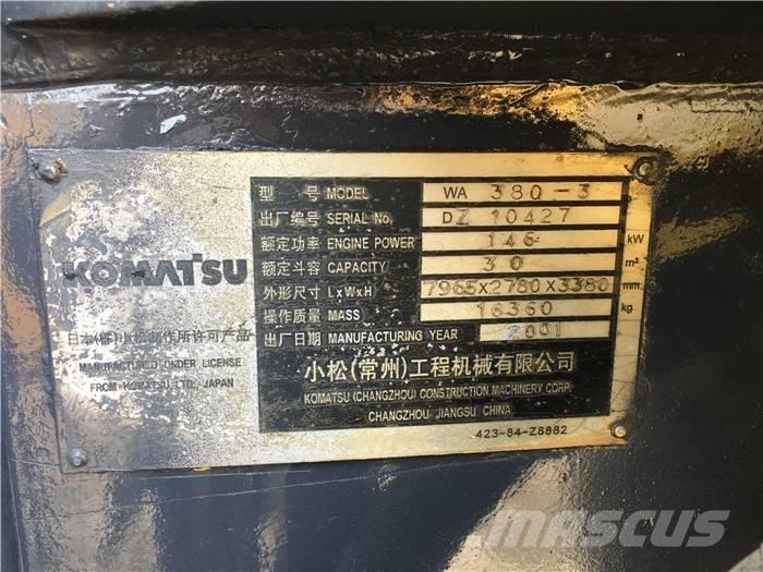 Komatsu WA 380-3 Rataslaadurid