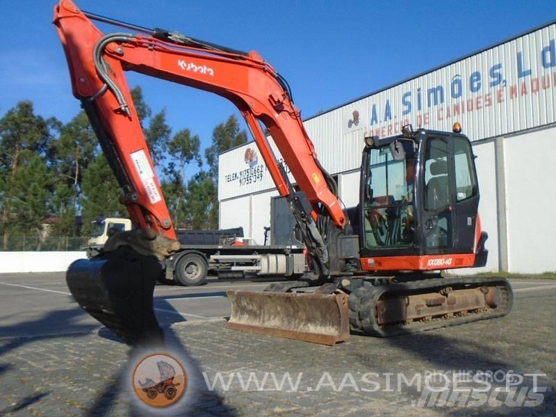 Kubota KX 080-4 Väikeekskavaatorid 7t-12t