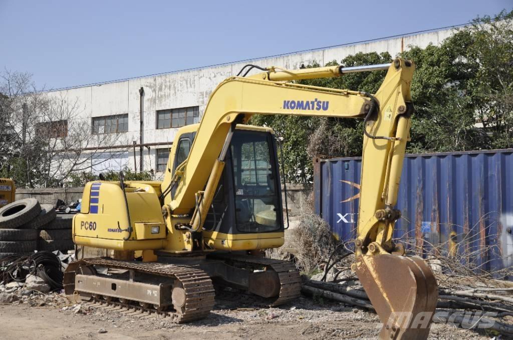 Komatsu PC 60 Roomikekskavaatorid