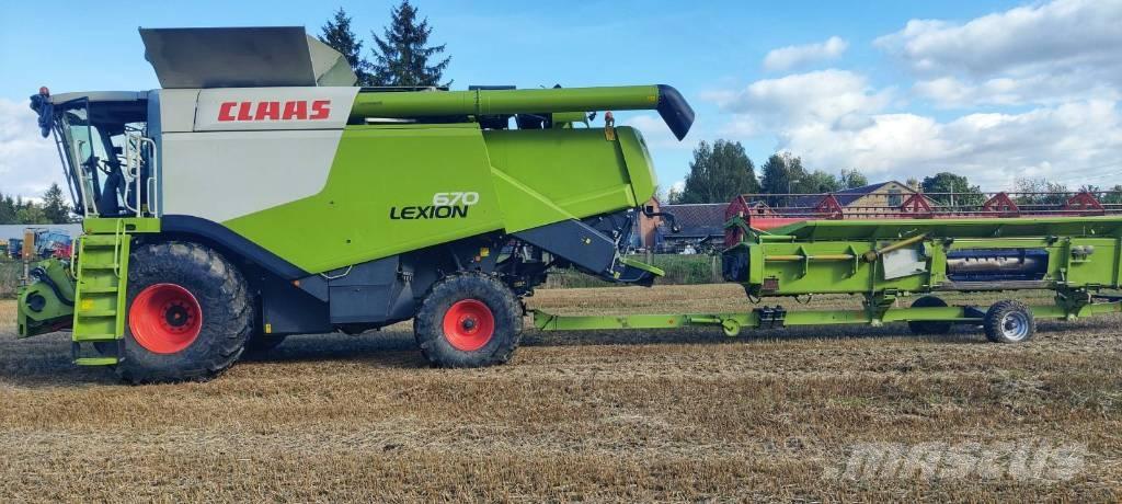 CLAAS Lexion 670 Teraviljakombainid