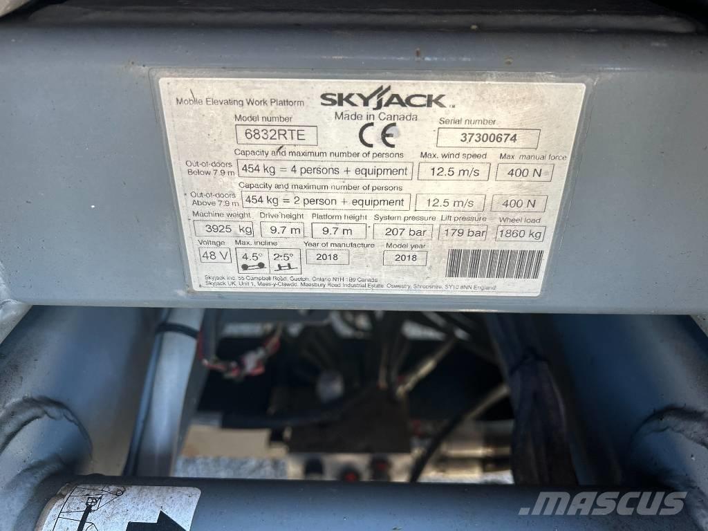 SkyJack SJ 6832 RTE Käärtõstukid