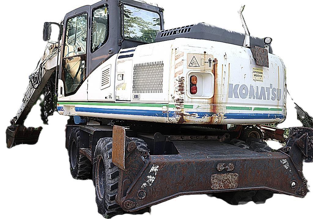 Komatsu PW 140-7 Ekskavaatorlaadurid