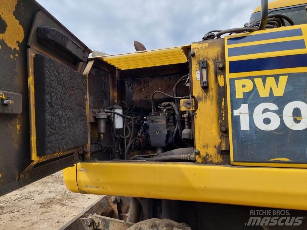 Komatsu PW 160-7 Ratasekskavaatorid