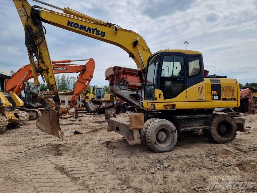 Komatsu PW 160-7 Ratasekskavaatorid