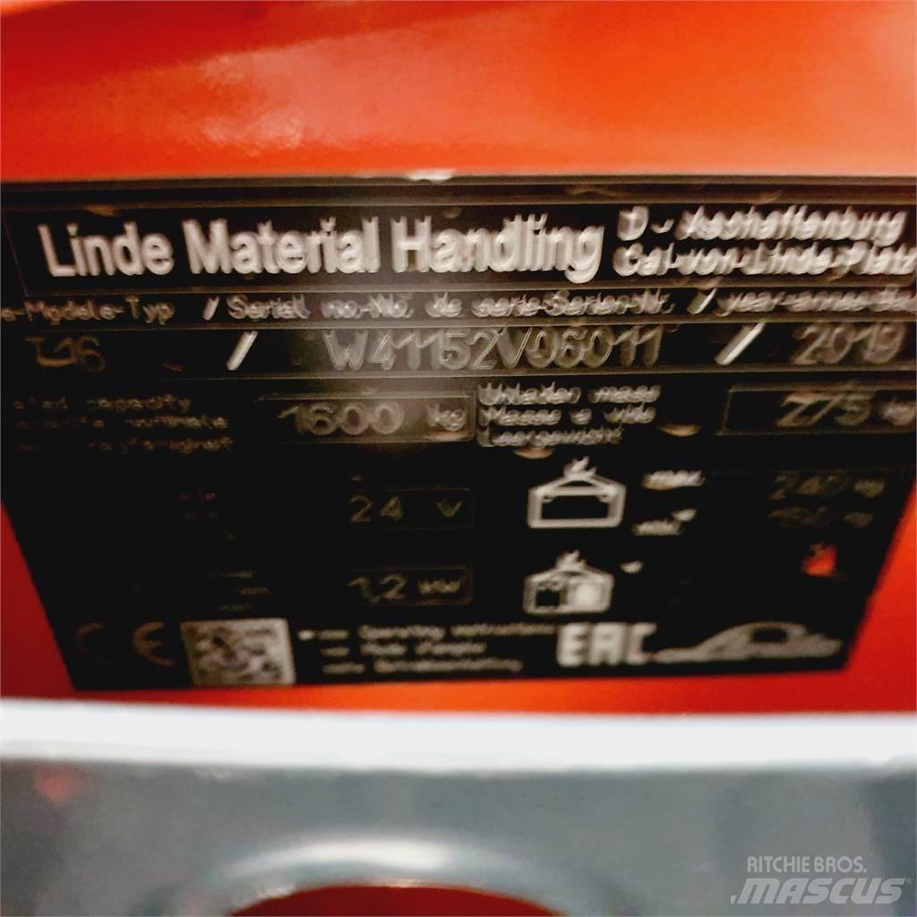 Linde T16 Li-Ion Elektriline alusesiirdaja
