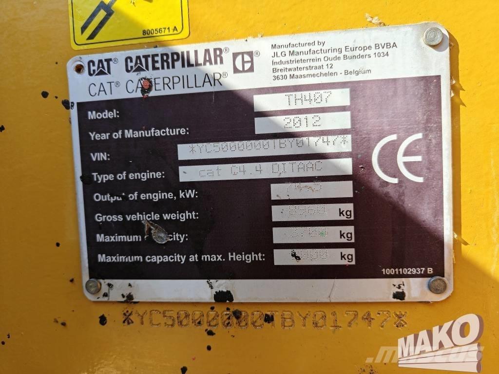 CAT TH 407 Teleskooplaadurid