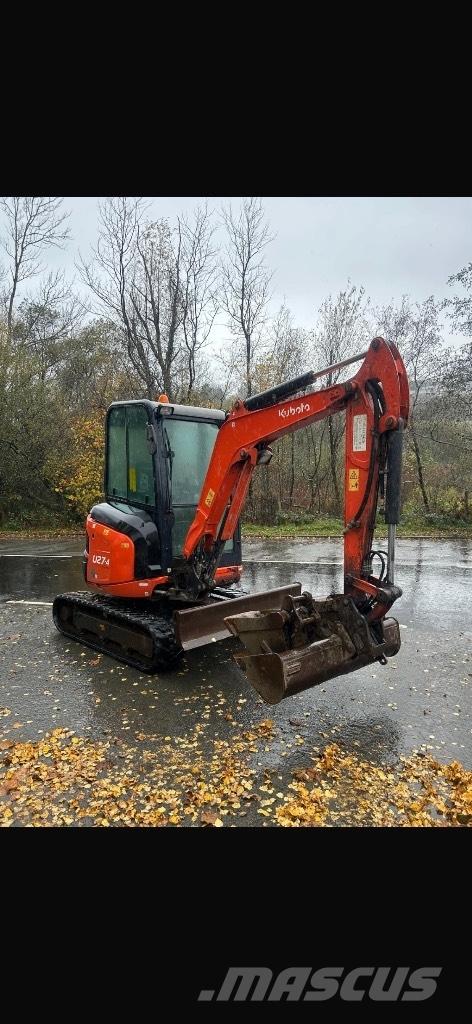 Kubota U 27-4 Miniekskavaatorid < 7 t