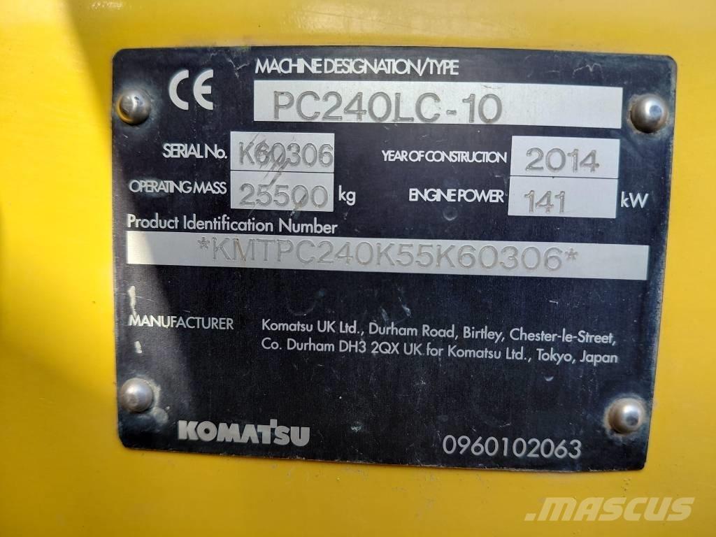 Komatsu PC 240 LC-10 Roomikekskavaatorid