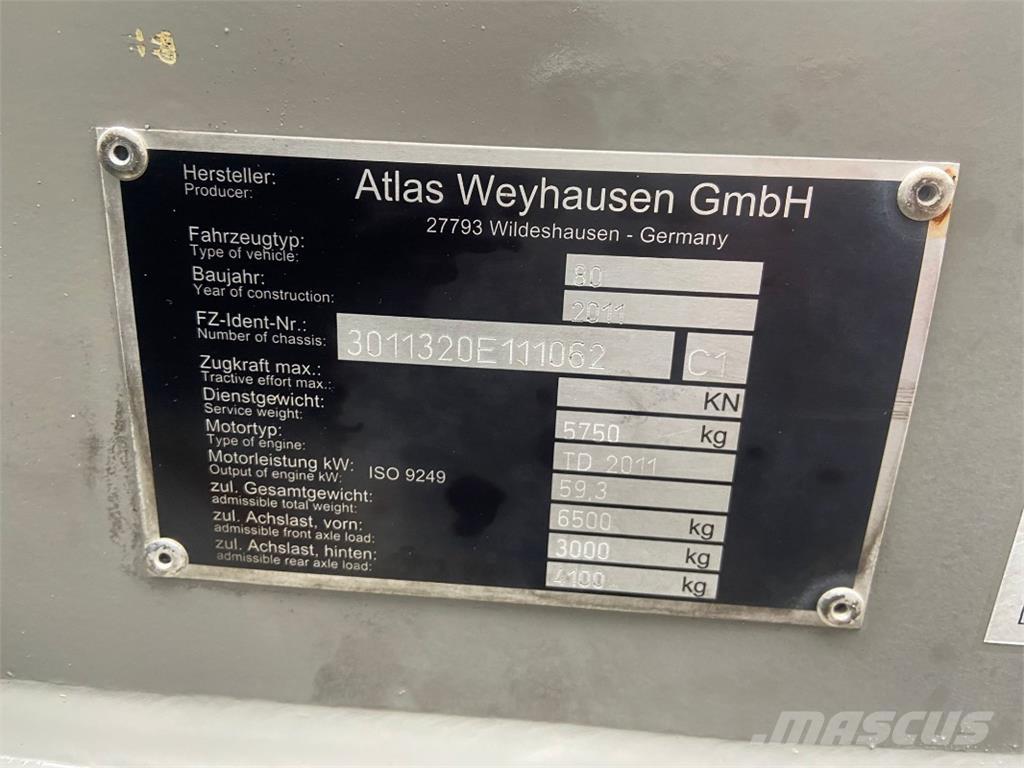 Atlas 80 Rataslaadurid