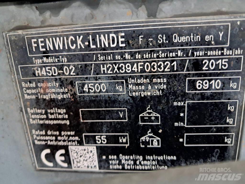 Linde H45D-02 Diiseltõstukid