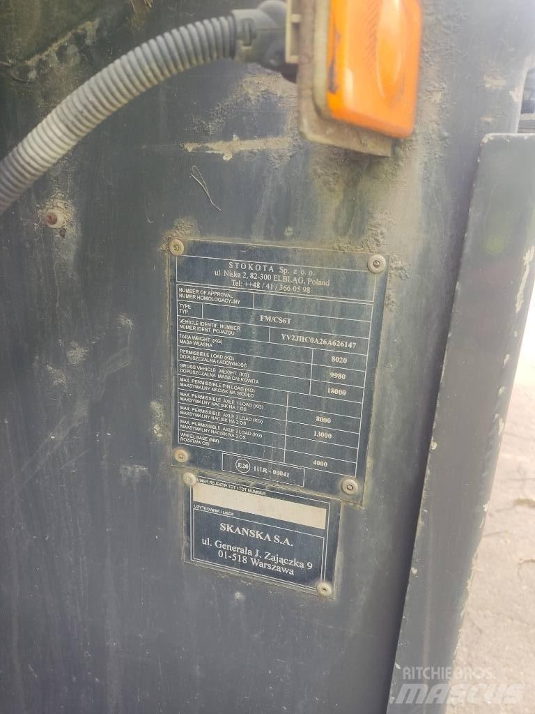  Volvo/Stokota FM/CS Tsisternveokid
