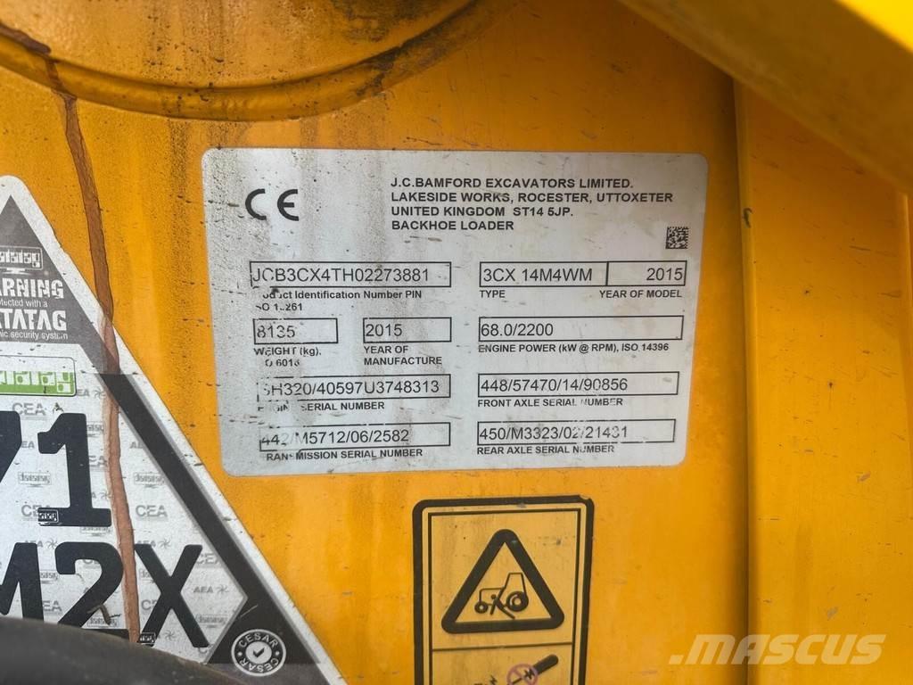 JCB 3CX 14M4WM Ekskavaatorlaadurid