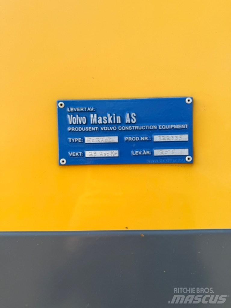 Volvo EC 220 EL Roomikekskavaatorid