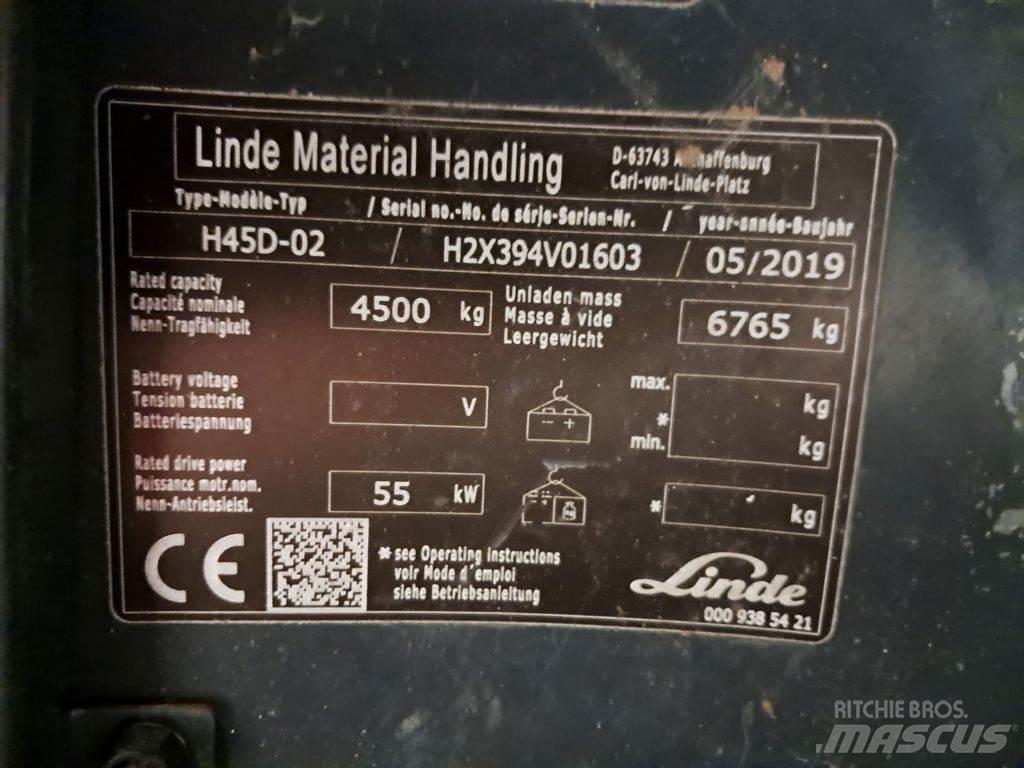 Linde H45D-02 Diiseltõstukid