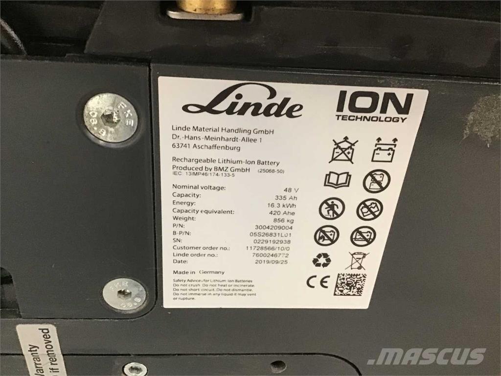 Linde E16 ION Elektritõstukid