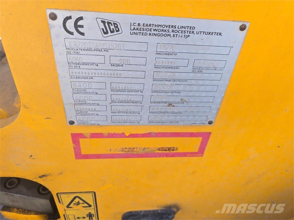JCB TM 220 Rataslaadurid