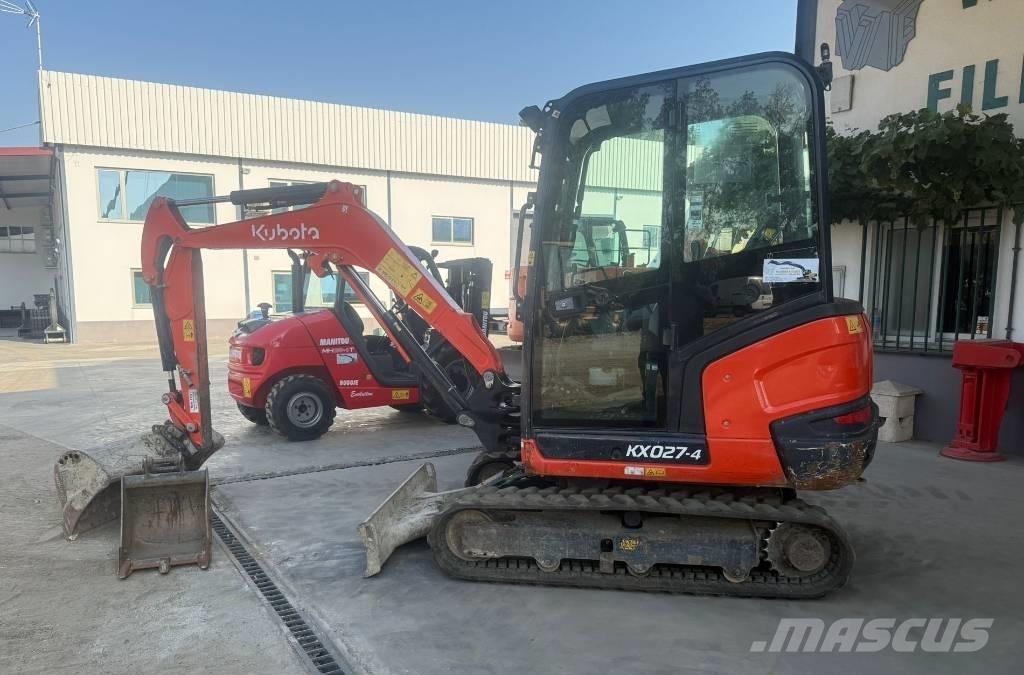 Kubota KX 027-4 Miniekskavaatorid < 7 t