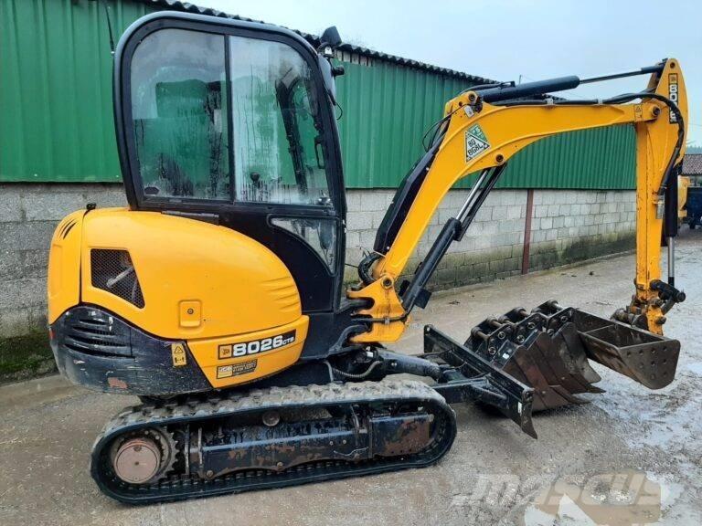 JCB 8026 Miniekskavaatorid < 7 t