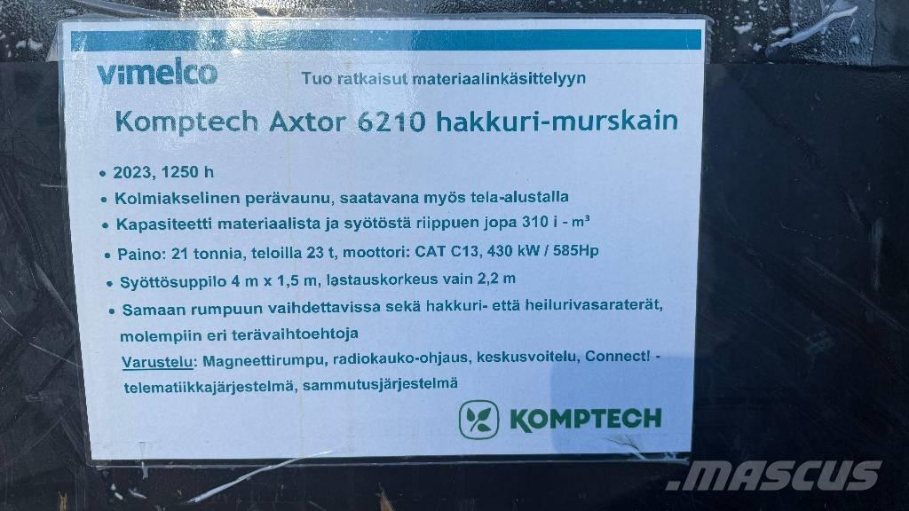 Komptech Axtor 6210 Puiduhakkurid