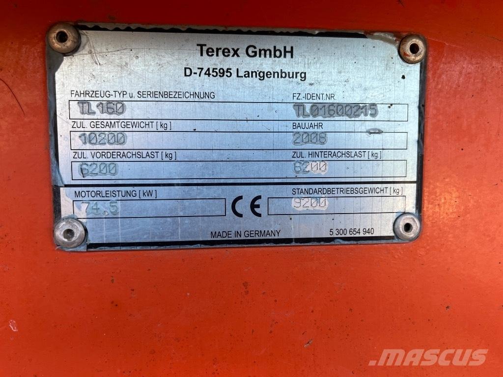 Terex TL 160 Rataslaadurid