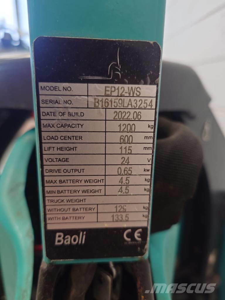 Baoli EP 12 Li-ION Elektriline alusesiirdaja