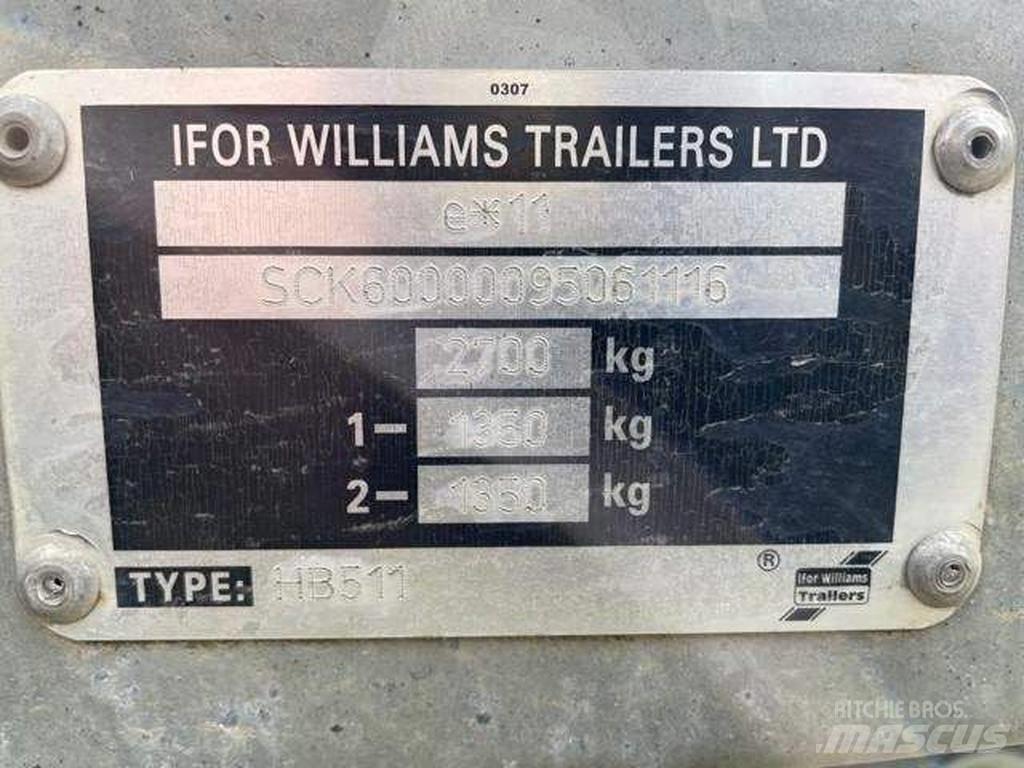 Ifor Williams HB 511 Loomaveohaagised